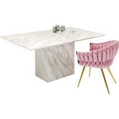 Artistico Marble Mermer Yemek Masası
