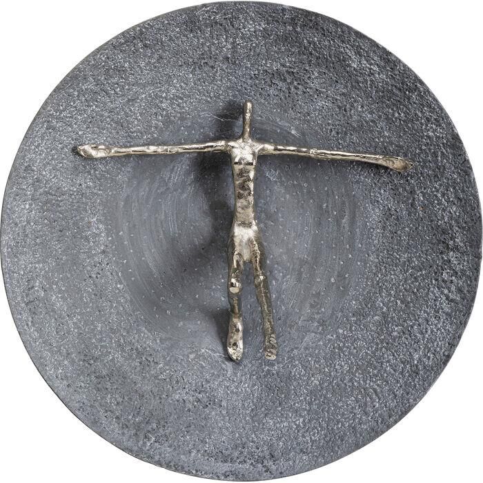 Wall Object Umano Silver Ø60cm