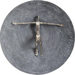 Wall Object Umano Silver Ø60cm