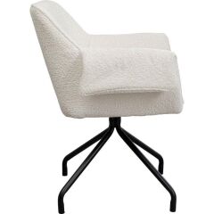 Swivel Chair Bess Cream