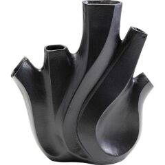 Vase Flame Black 29cm