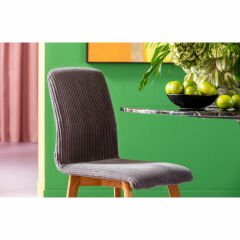 Lara Cord Grey Masif Sandalye