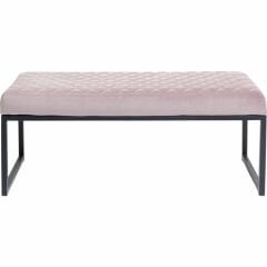 Rose Kadife Çelik Bench