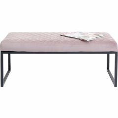 Rose Kadife Çelik Bench