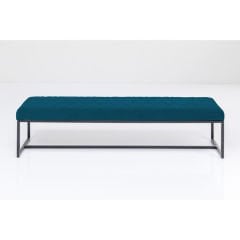 Bench Smart Velvet Petrol Puf 150 cm