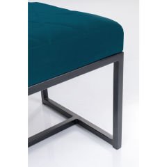 Bench Smart Velvet Petrol Puf 150 cm