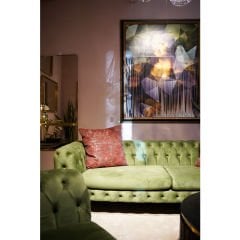 Cushion Glossy Shine Rot Kırlent 60x60 cm