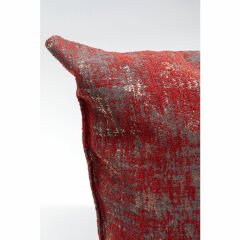 Cushion Glossy Shine Red Kırlent 40x40 cm