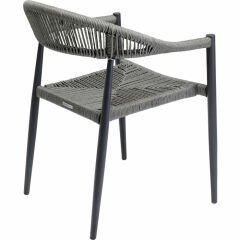 Chair With Armrest Palma Grey Sandalye