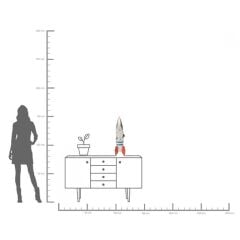 Deco Figurine Robot Rocket 73cm