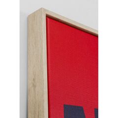 Framed Picture Need Money 80x80cm
