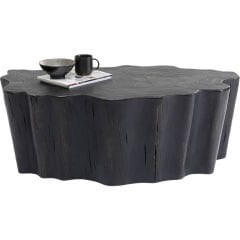 Tree Stump Siyah Sehpa