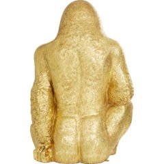 Gorilla Gold XXL Dekoratif Figür