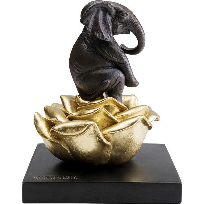 Deco Figurine Blossom Elephant 22cm