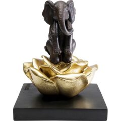 Deco Figurine Blossom Elephant 22cm