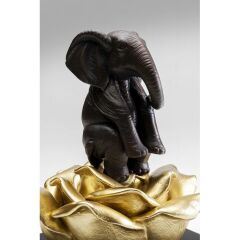 Deco Figurine Blossom Elephant 22cm