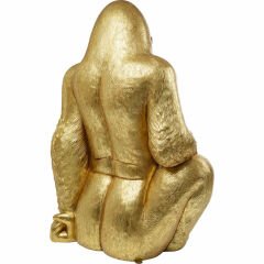 Shiny Gorilla Silver Dekoratif Obje 80cm