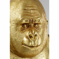 Shiny Gorilla Silver Dekoratif Obje 80cm