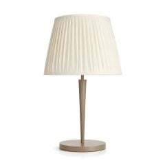 Kael Bej Gövde Krem Başlık Dekoratif Abajur