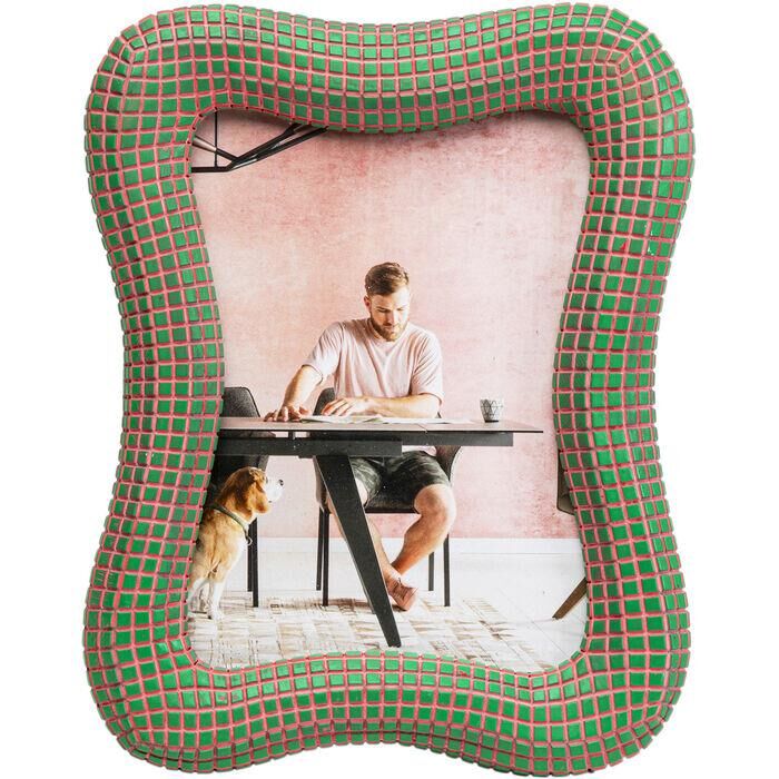 Picture Frame Wavy Green 13x18cm
