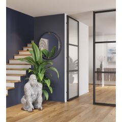 Shiny Gorilla Silver Dekoratif Obje 80cm