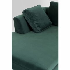 Sofa Gianni Kadife Koyu Yeşil Sol Köşe Takımı