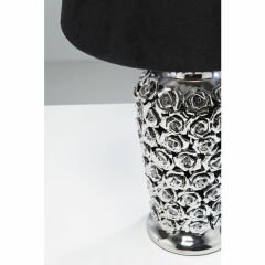 Rose Silver Seramik Masa Lambası