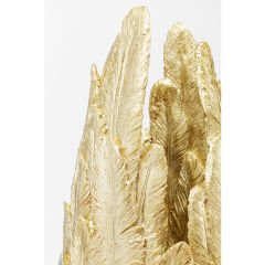 Feathers Gold Porselen Vazo