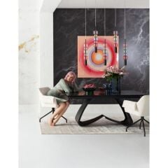 Extension Table Bellagio Bubble 180(40+40)x98cm