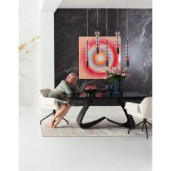 Extension Table Bellagio Bubble 180(40+40)x98cm