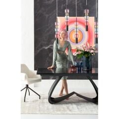 Extension Table Bellagio Bubble 180(40+40)x98cm