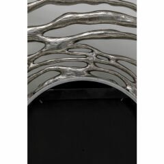 Twiggy Gümüş Wall Mirror