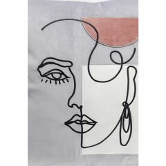 Mademoiselle Polyester Kırlent 45x45 cm