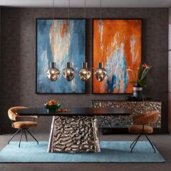 Framed Picture Artistas Blue 120x180cm