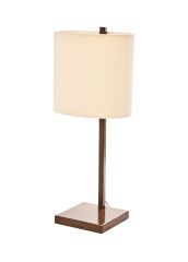 Abajur Kahverengi Gövdeli / Bej Şapkalı