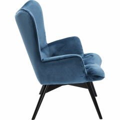 Black Vicky Velvet Bluegreen Masif Berjer