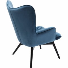 Black Vicky Velvet Bluegreen Masif Berjer