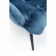 Black Vicky Velvet Bluegreen Masif Berjer