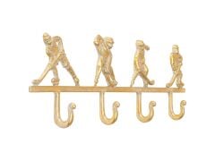 Ice Hockey Wall Hanger Gold