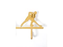 Ice Hockey Wall Hanger Gold