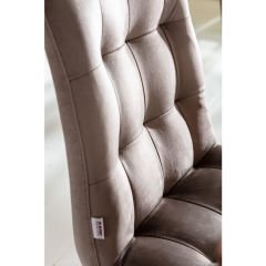 Moritz Velvet Silbergrey Sandalye