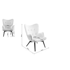 Armchair Vicky Novara Beige Sandalye