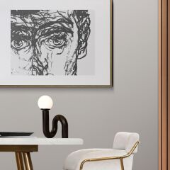 Flex Siyah Metal Masa Lambası