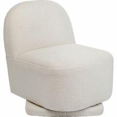 Swivel Armchair Ted Cream Berjer