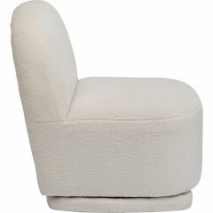 Swivel Armchair Ted Cream Berjer
