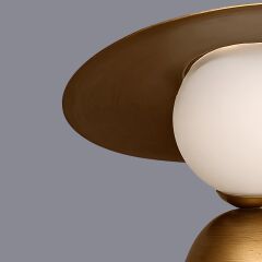 Vogue Eskitme Gold Masa Lambası