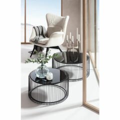 Armchair Tudor Bouclé Cream Berjer