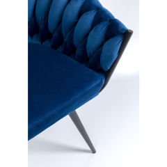 Armrest Mavi Çelik Sandalye