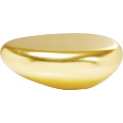 Pebble Fiberglas Gold Sehpa