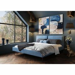 East Side Cord Blue Yatak 180x200 cm